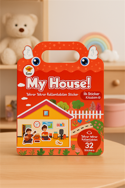 My House Lino Tekrar Kullanılan Sticker Seti