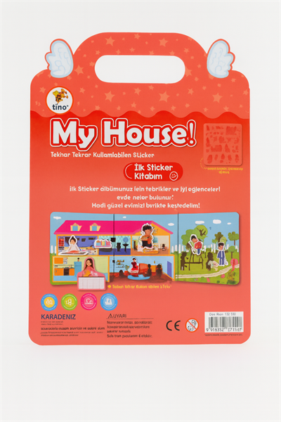 My House Lino Tekrar Kullanılan Sticker Seti