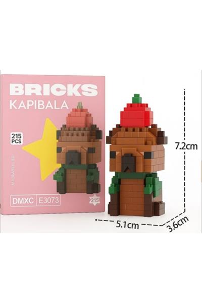 Oturan Capybara Lego Bricks