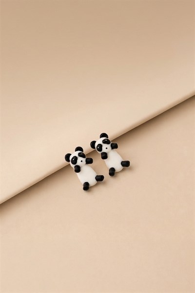 Panda 3 D Küpe