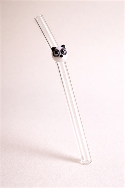 Panda Figürlü Cam Pipet