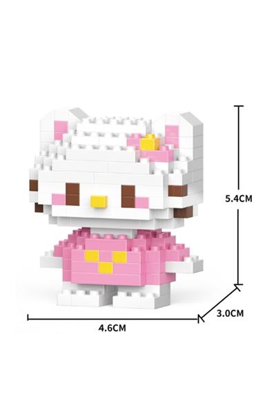 Pembe Hello Kitty Bricks Lego