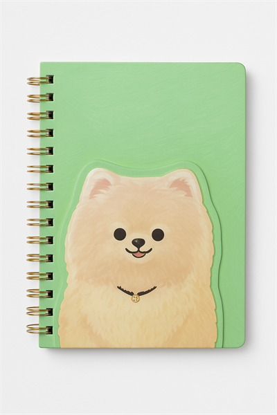 Pomeryan Tasarımlı Spiral Defter