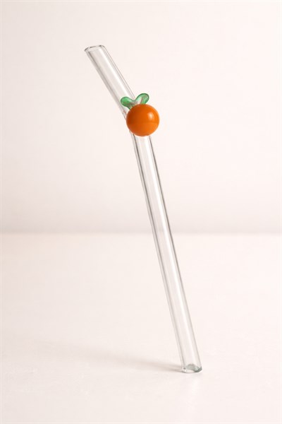 Portakal Figürlü Cam Pipet