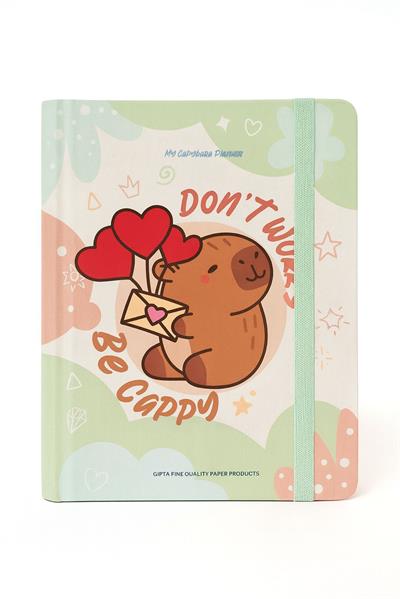 Don t Worry Be Cappy Lastikli Defter