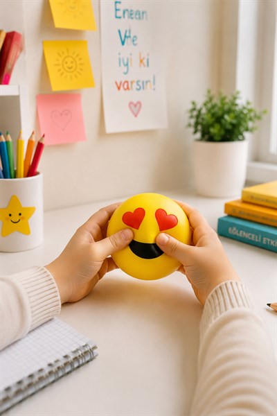 Sarı Aşk Emoji Sukuşi