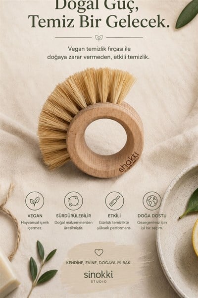 Shakti Vegan Halka Temizlik Fırçası