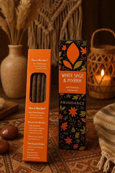 Sreevani Whıte Sage&Myrrh Çubuk Tütsü
