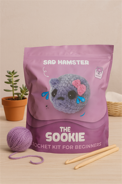 THE GOOKIE AMIGURUMI CROCHET HAMSTER