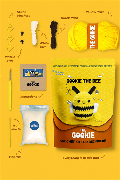 THE GOOKIE AMIGURUMI CROCHET KITS BEE