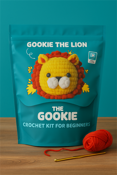 THE GOOKIE AMIGURUMI CROCHET KITS LION