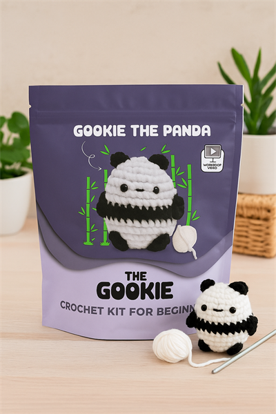 THE GOOKIE AMIGURUMI CROCHET KITS PANDA