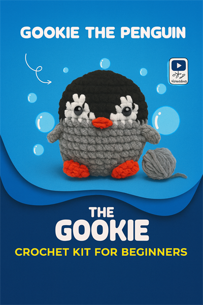 THE GOOKIE AMIGURUMI CROCHET KITS PENGUIN
