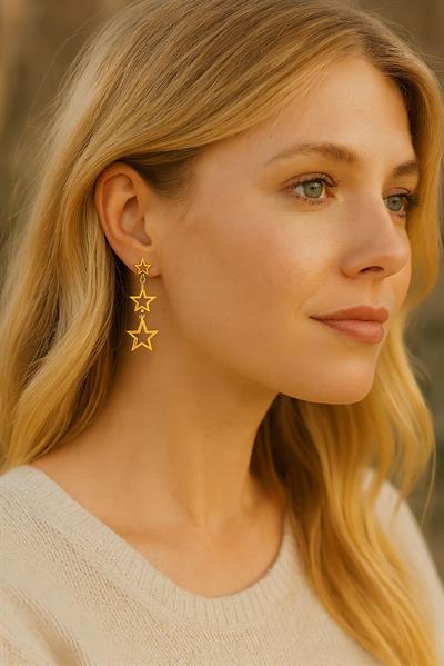 ÜÇ YILDIZLI SARKITMA KÜPE