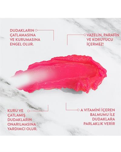 Yoğun Nemlendirme Etkili Çilek Aromalı Dudak Balsamı 12Gr