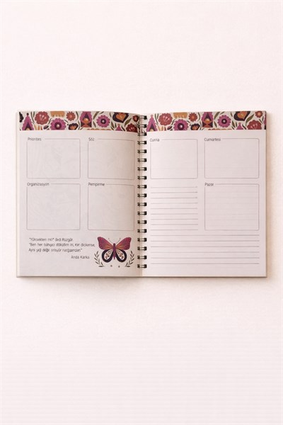 Zamansız Ressamlar Stickerlı Plan Ajandası IV 16,5X20cm