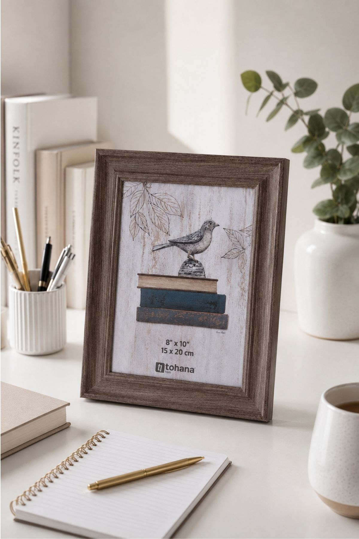 15X20 Cm Ahşap Görünümlü Masa Üstü Çerçeve