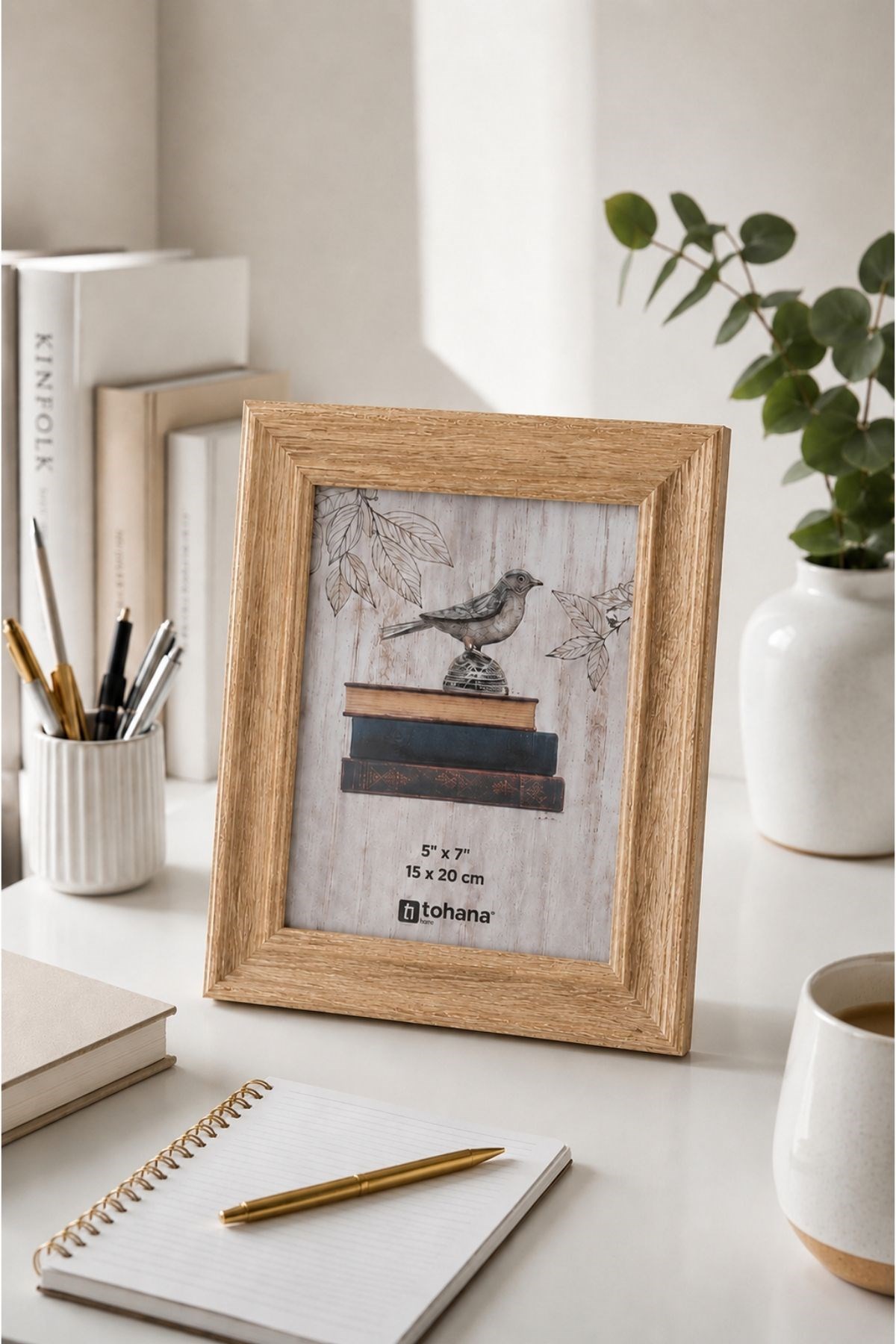 15X20 Cm Meşe Görünümlü Masa Üstü Çerçeve