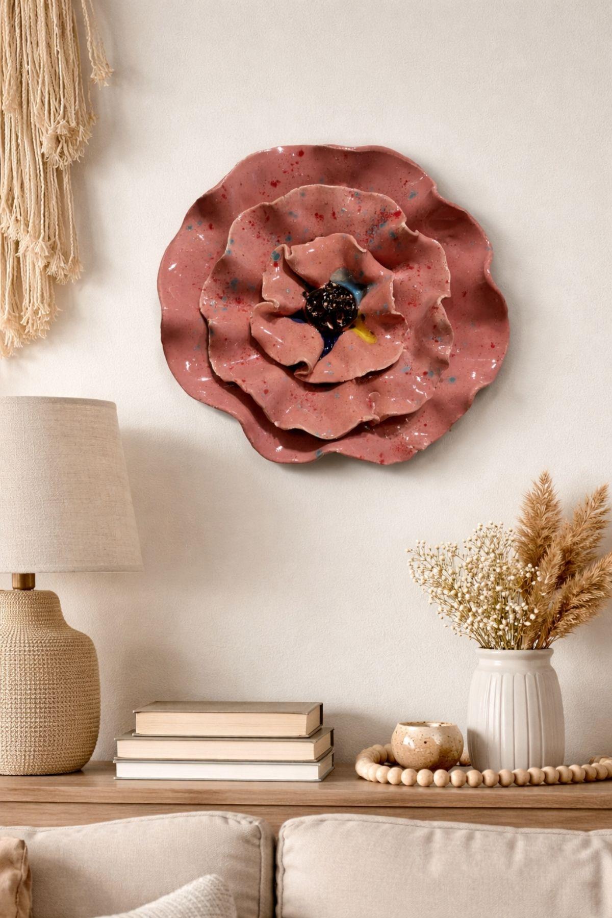 19 Cm Pembe Duvar Çiçeği