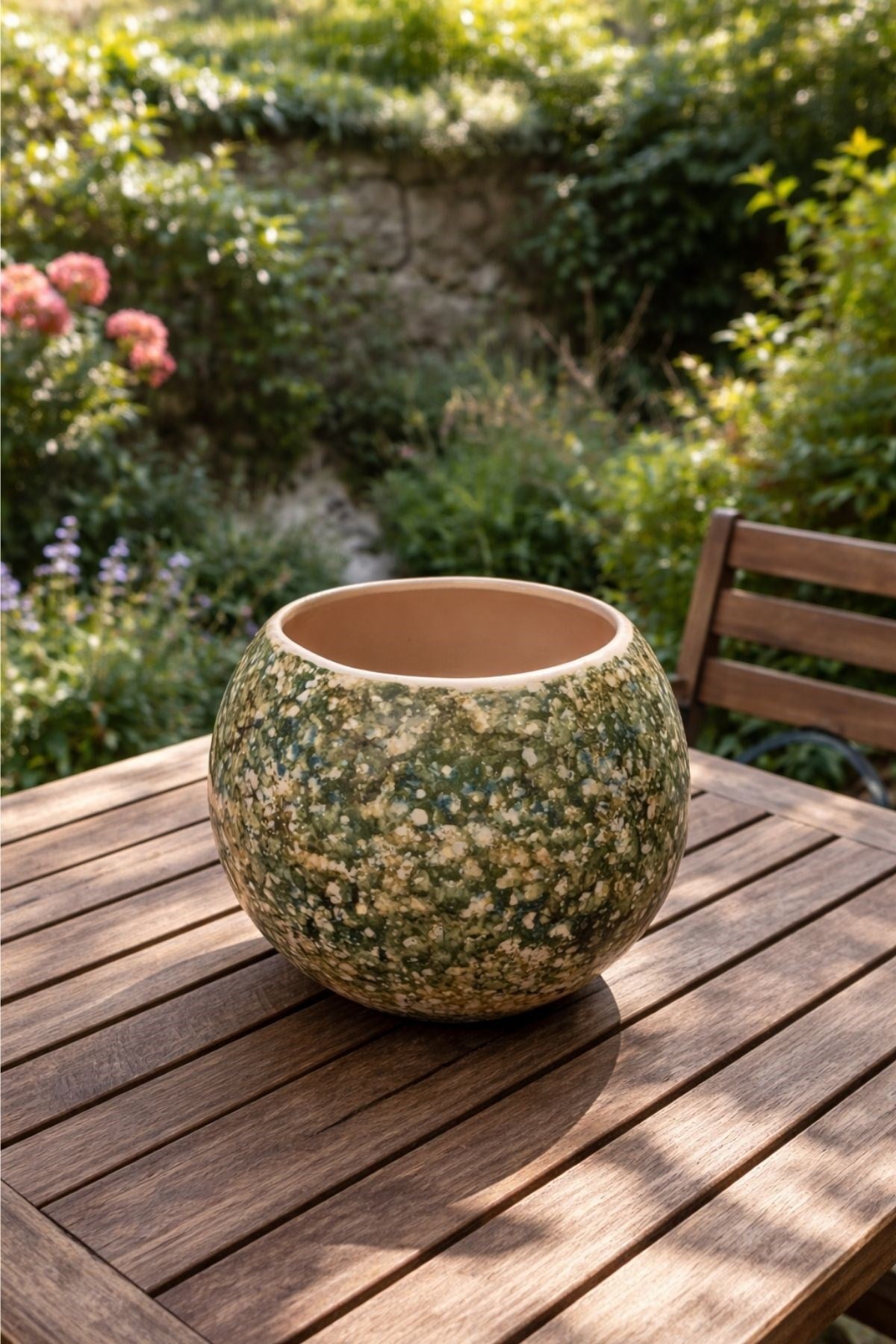 19 Cm Turkuaz Oval Saksı