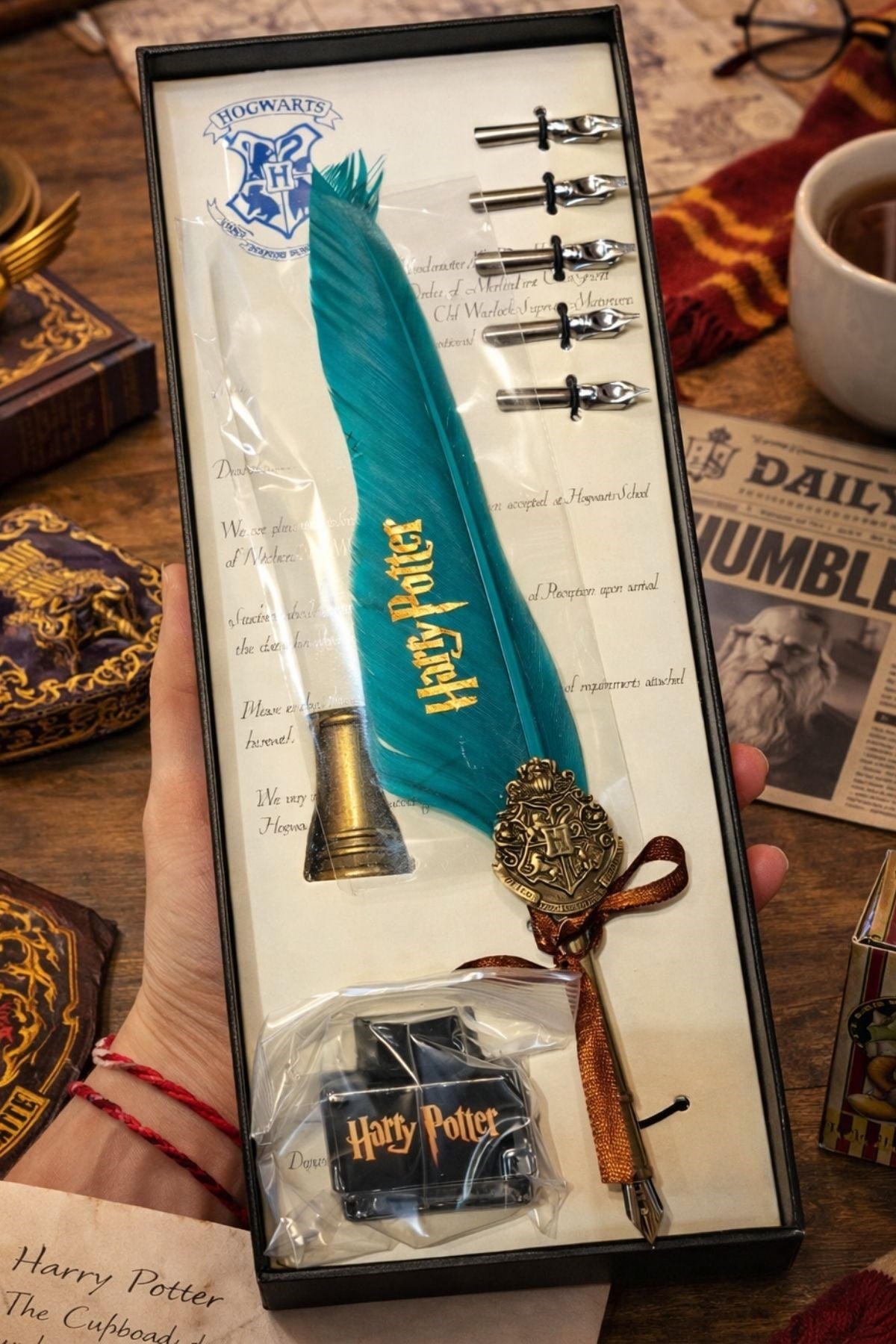 25 Cm Yeşil Harry Potter Sırlar Odası Kalemi