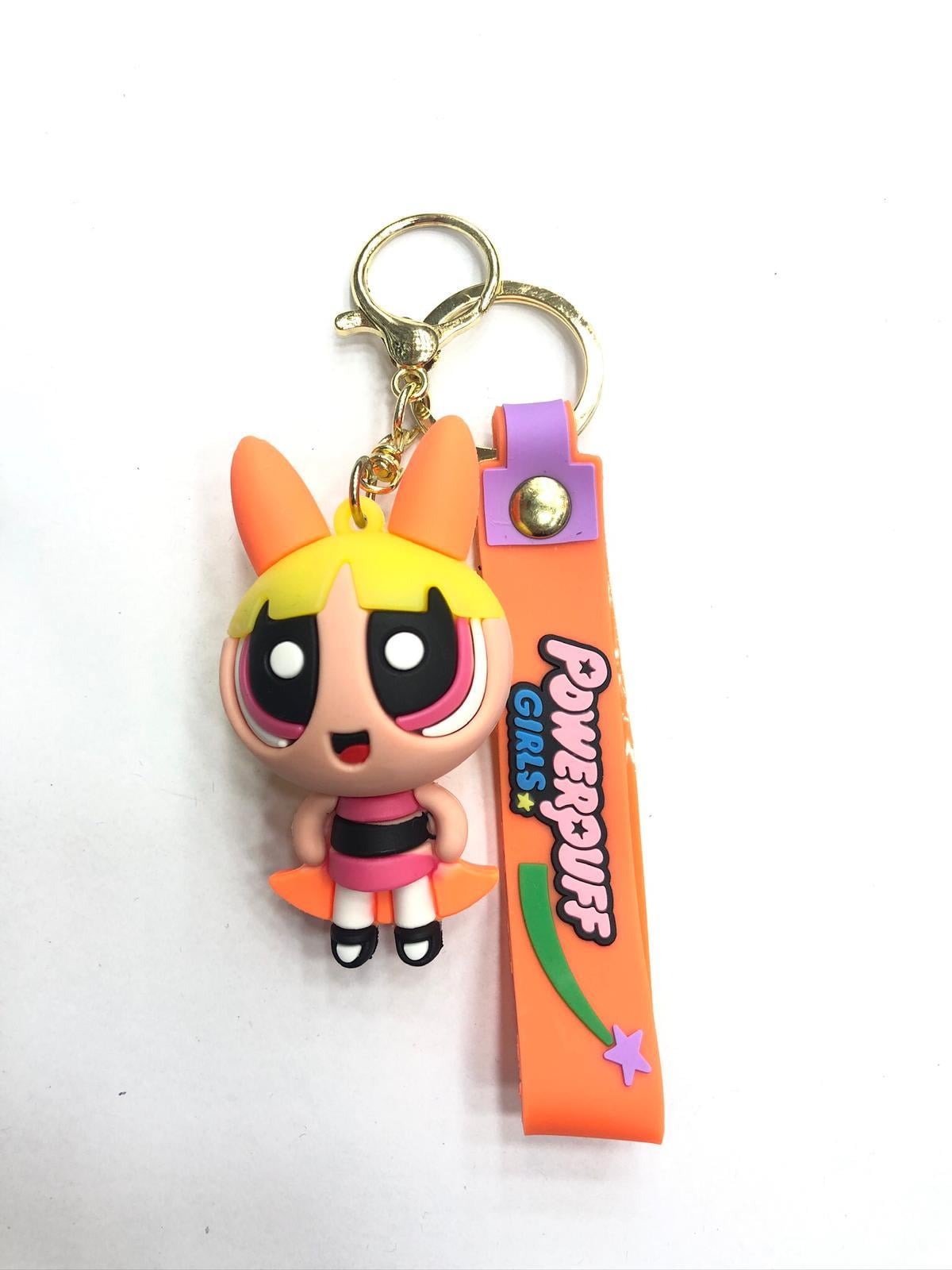 3D Blossom  PowerPuff Silikon Anahtarlık