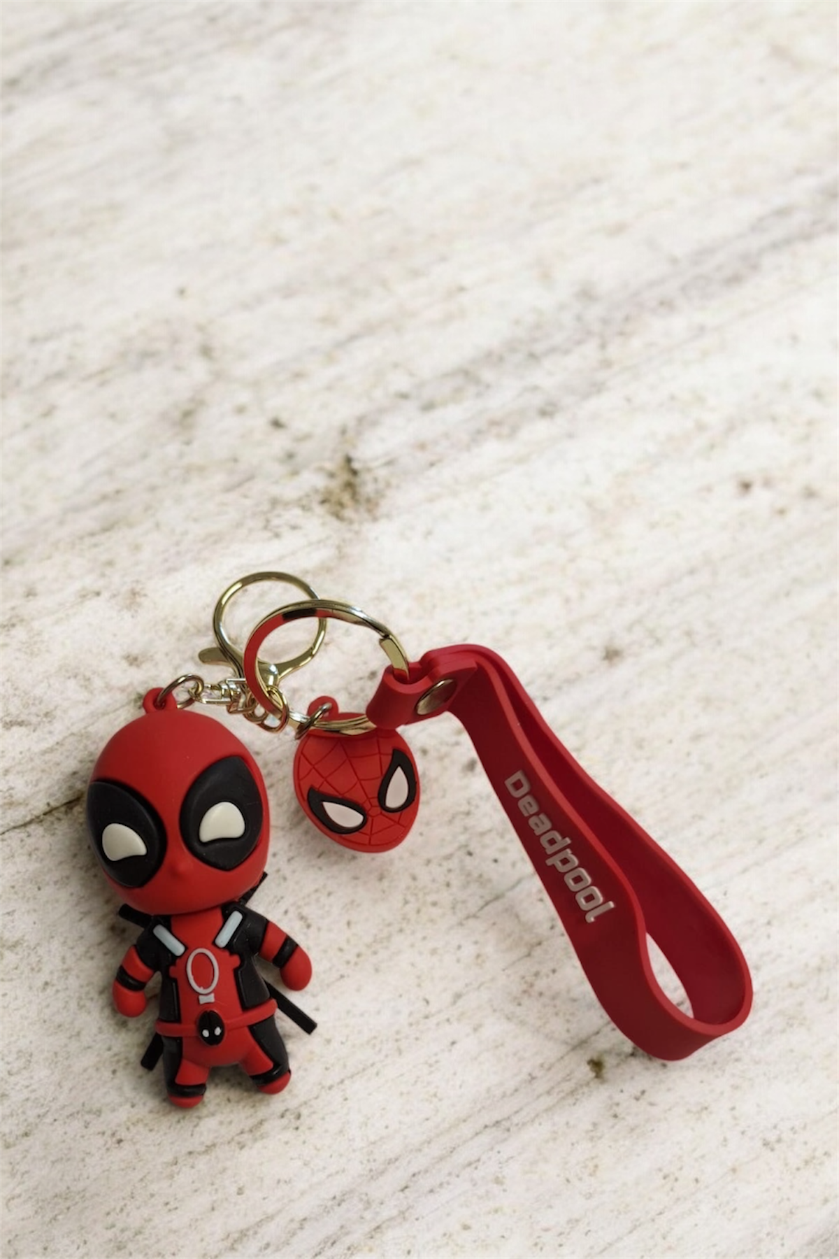 3D Deadpool Silikon Anahtarlık