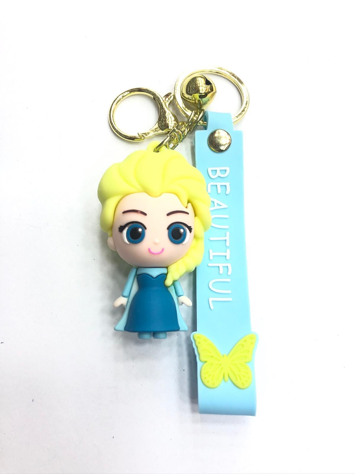 3D Elsa Silikon Anahtarlık