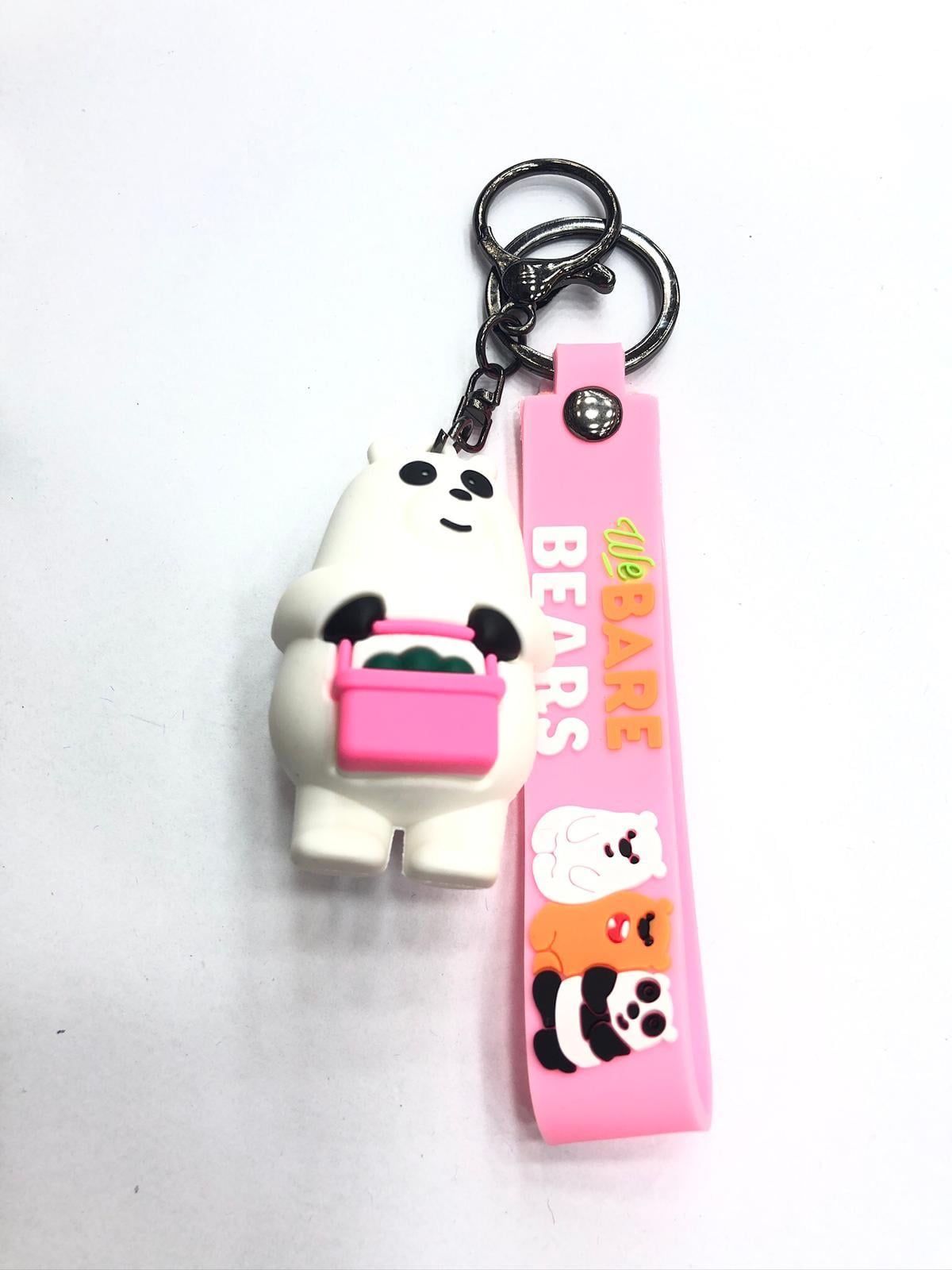 3D Kafadar Ayılar Kutup Ayısı Silikon Anahtarlık