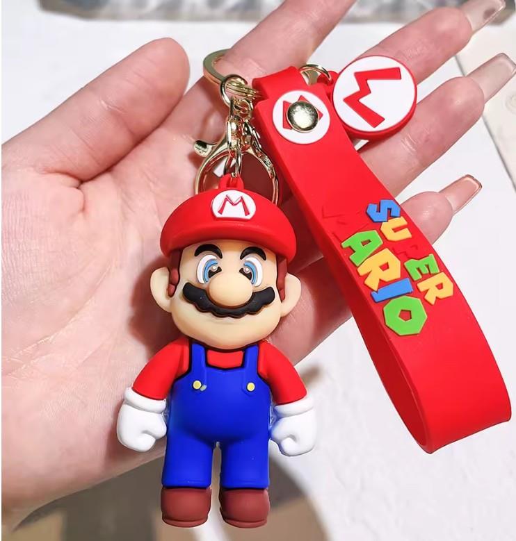 3D Super Mario Silikon Anahtarlık