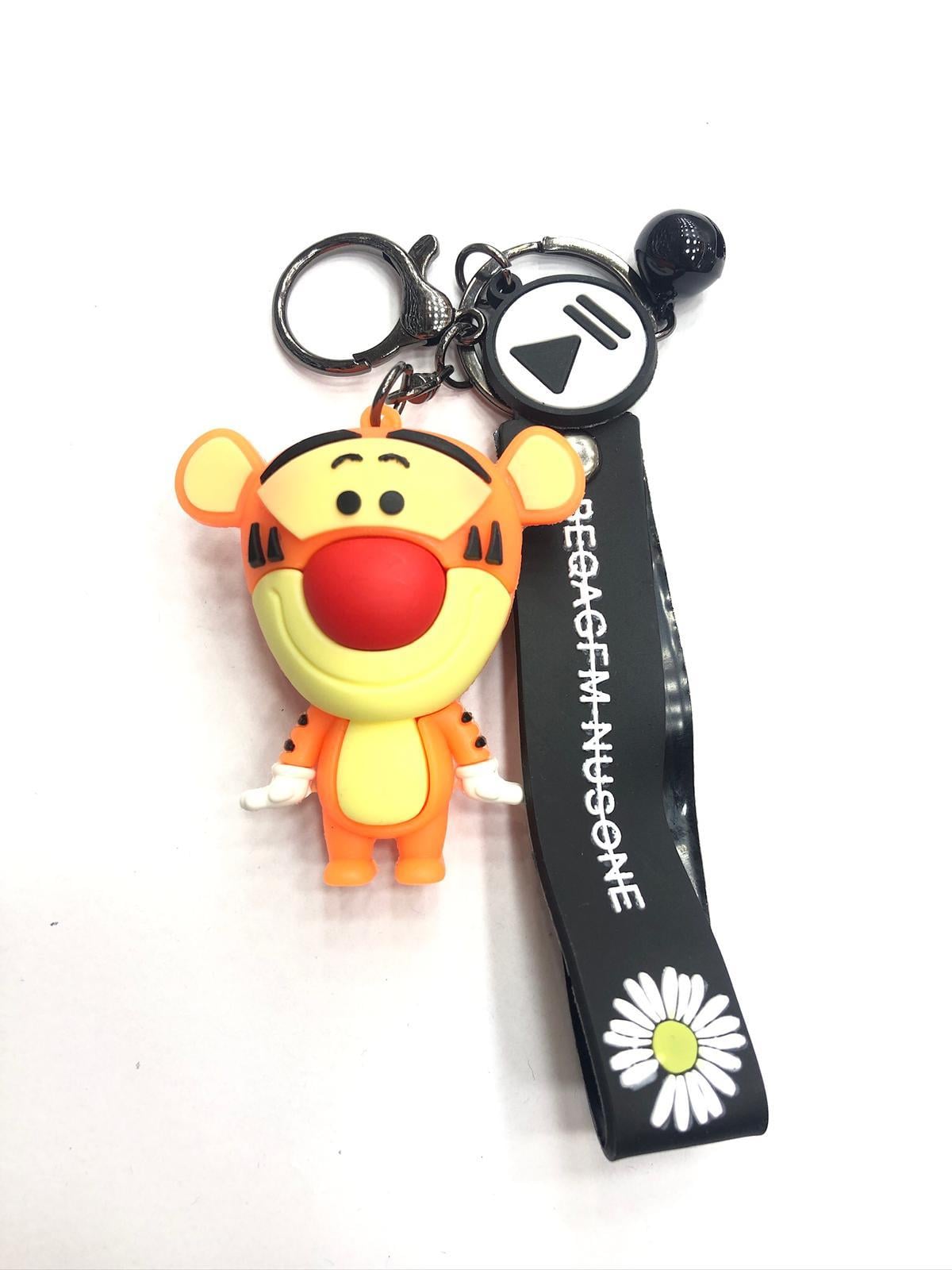 3D Tigger Silikon Anahtarlık