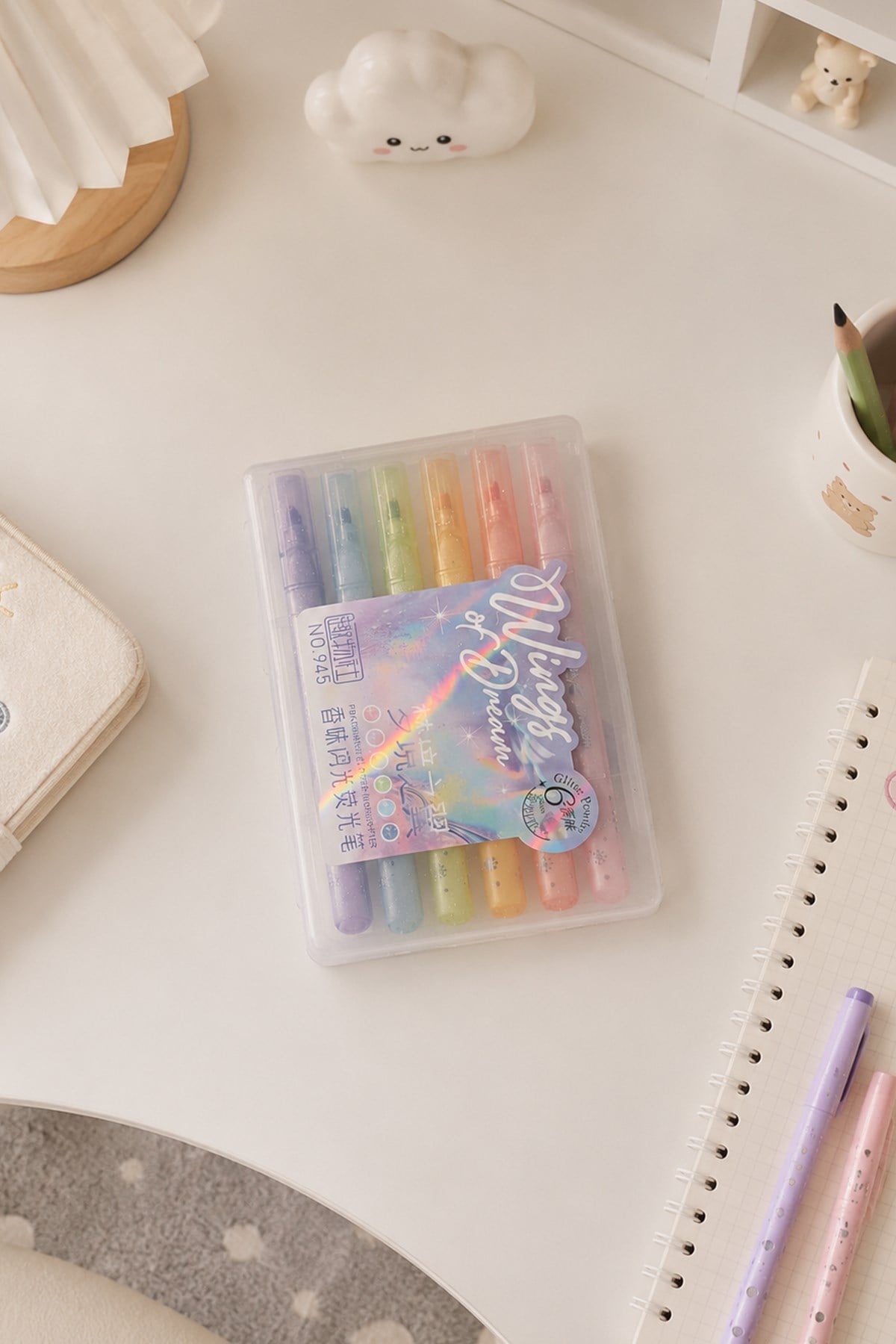 6’lı Wings Of Dream Simli Kokulu Keçeli Kalem