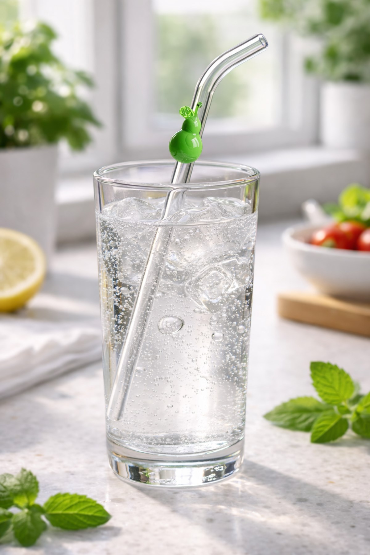 Armut Figürlü Cam Pipet