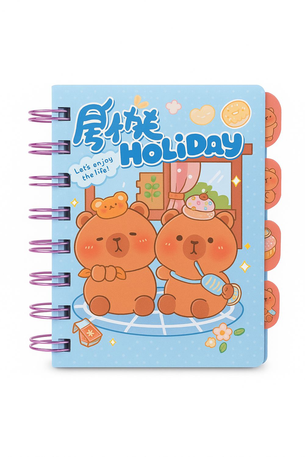 Ayraçlı A7 Capy Bara Karakter Defter