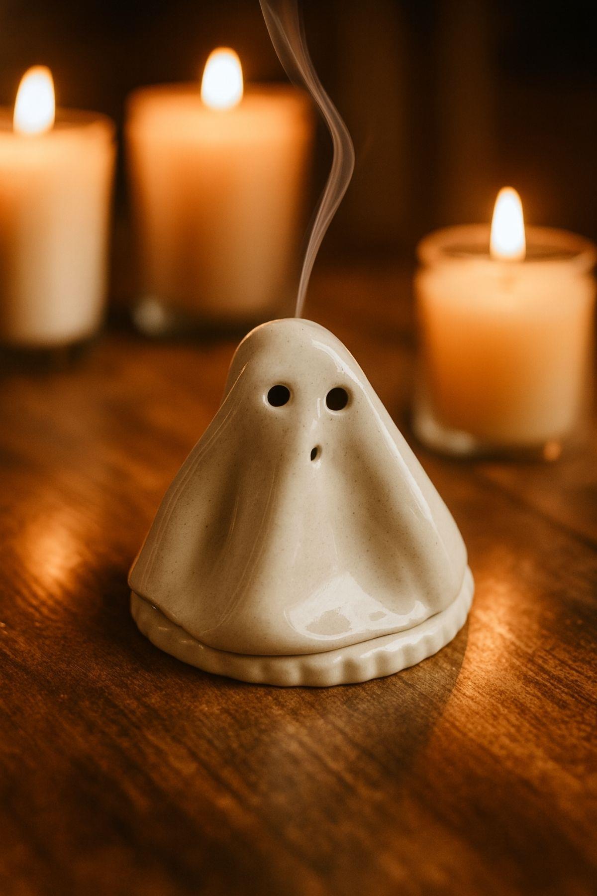 Beyaz Mini Hayalet Tütsülük