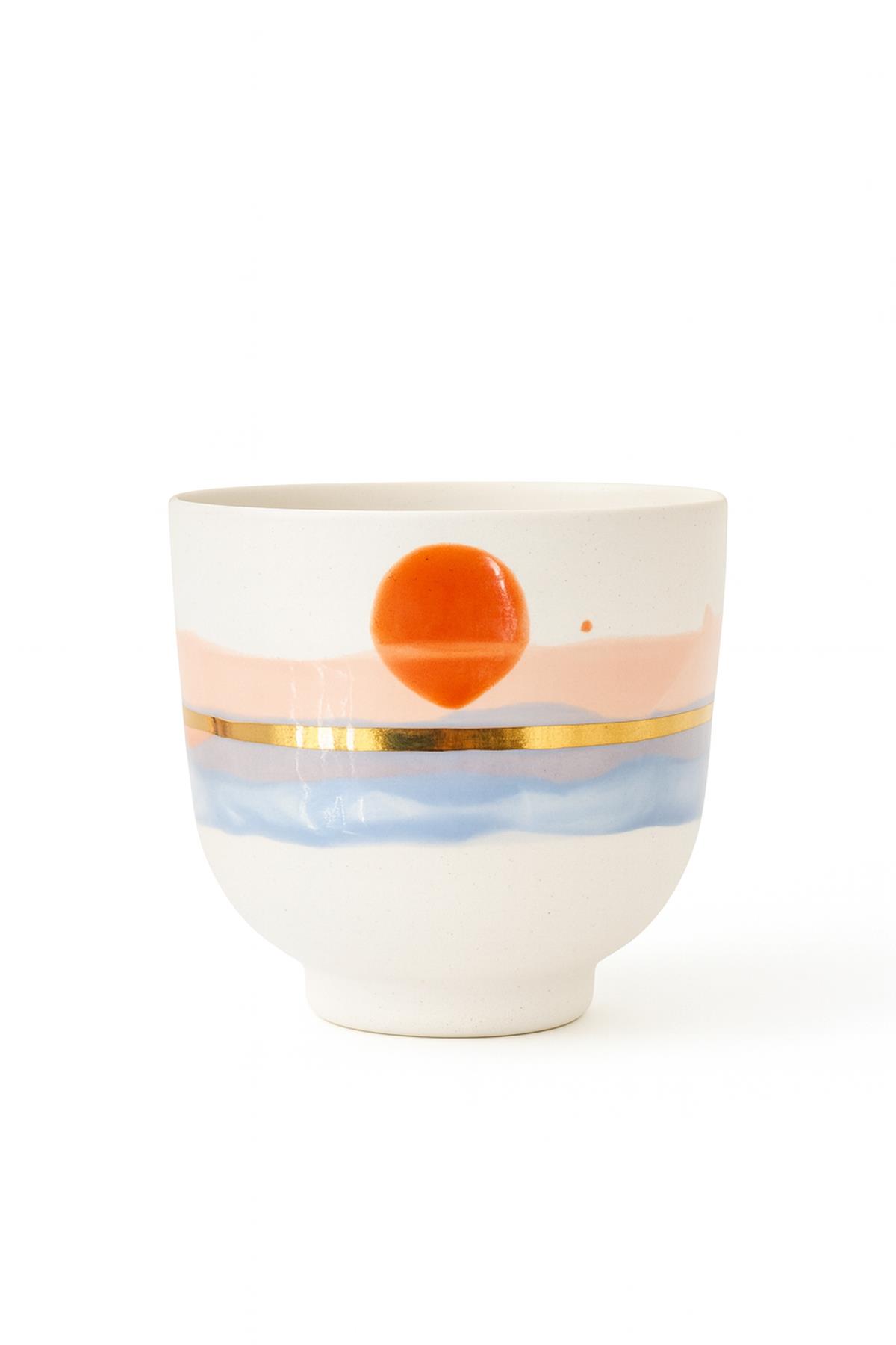 DESENLİ WATERCOLOR STONE WORE