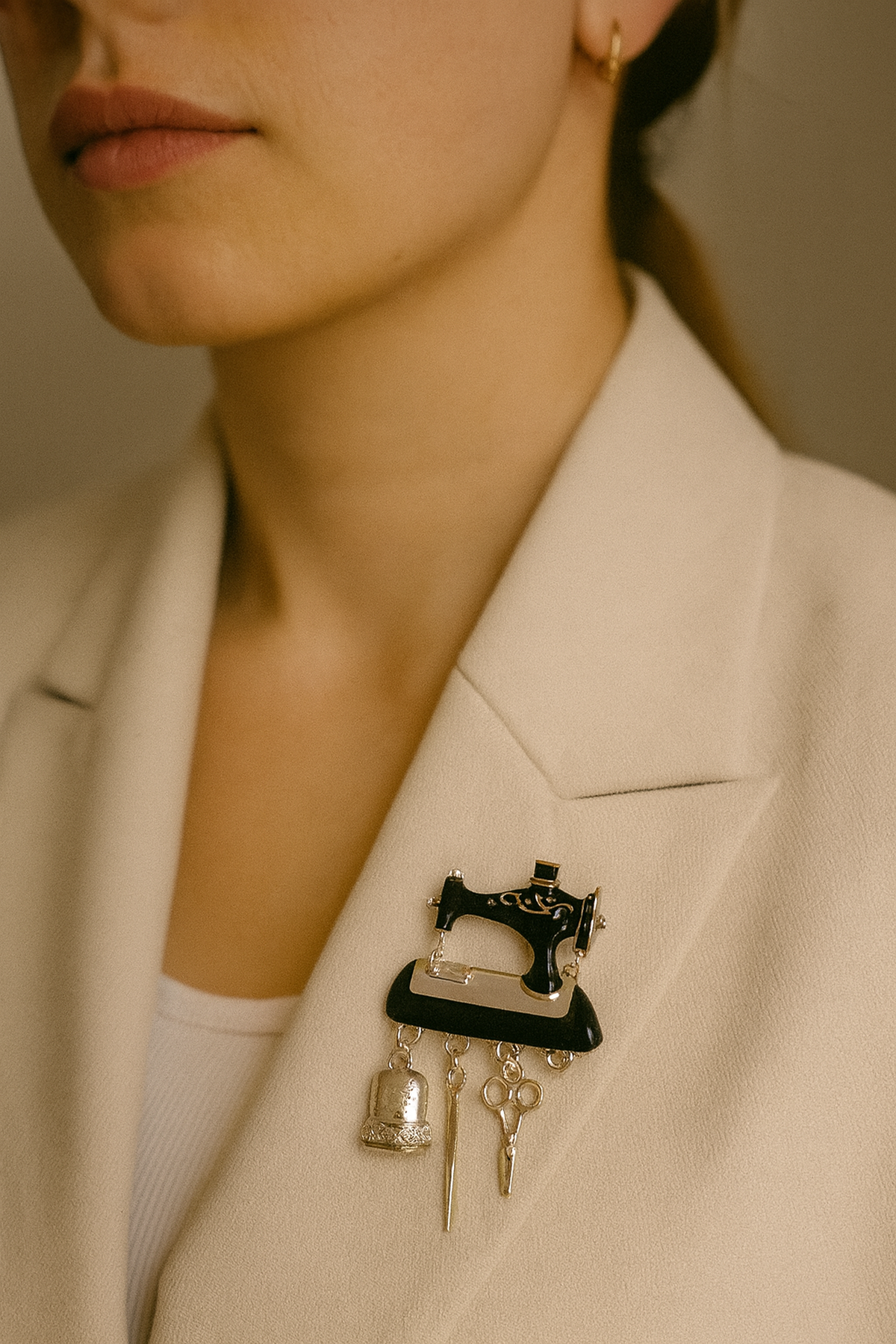 Dikiş Makinası İğneli Broş