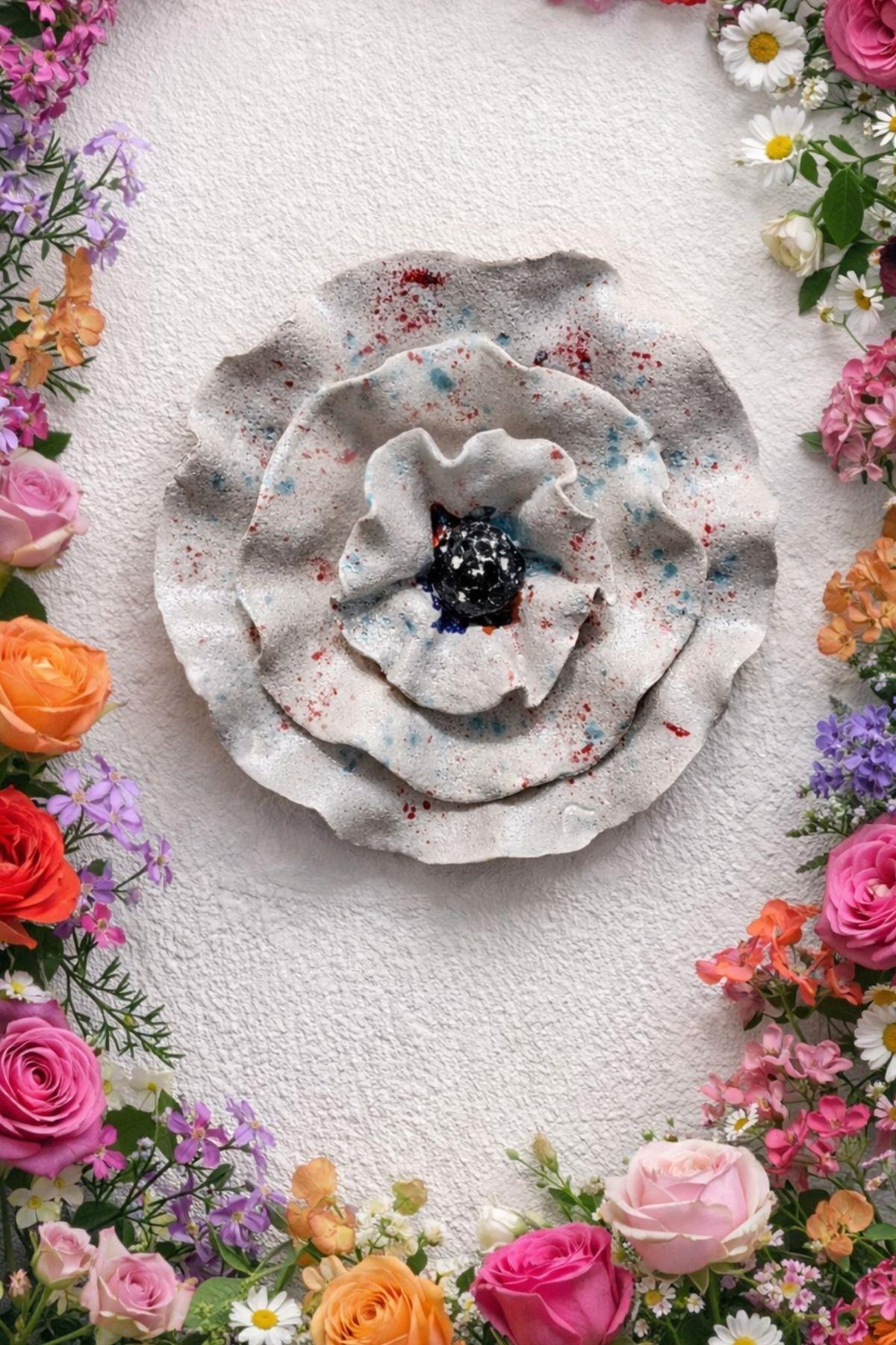 DUVAR ÇİÇEĞİ L BEYAZ