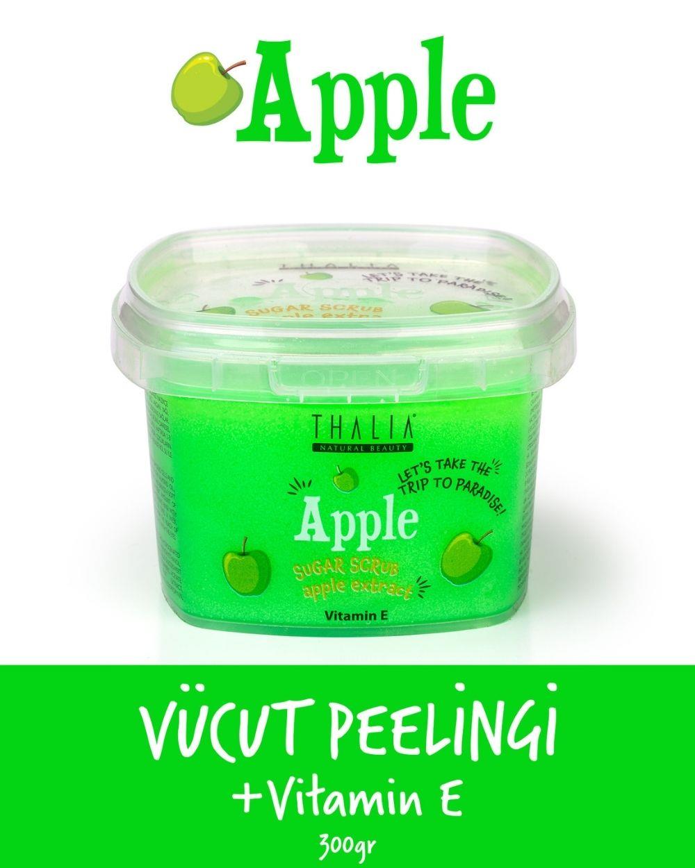 Elma Kokulu Vücut Peelingi 300gr