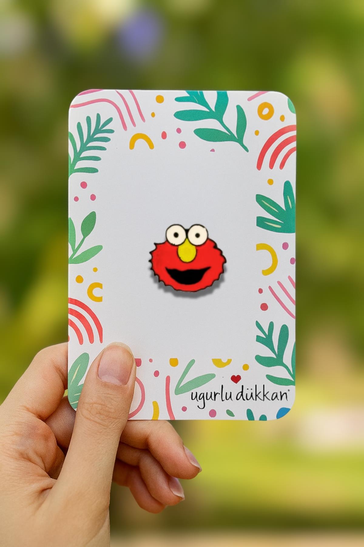 Elmo Kurabiye Canavarı Rozeti