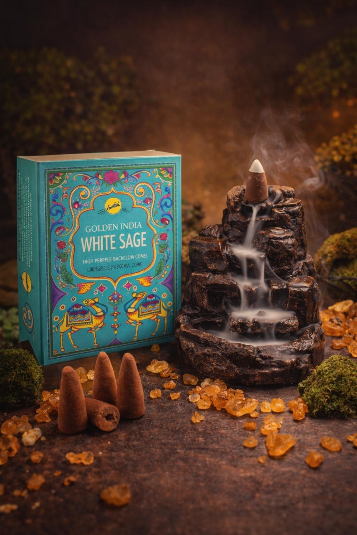 Golden İndia Patchouli Ters Akış Tütsü