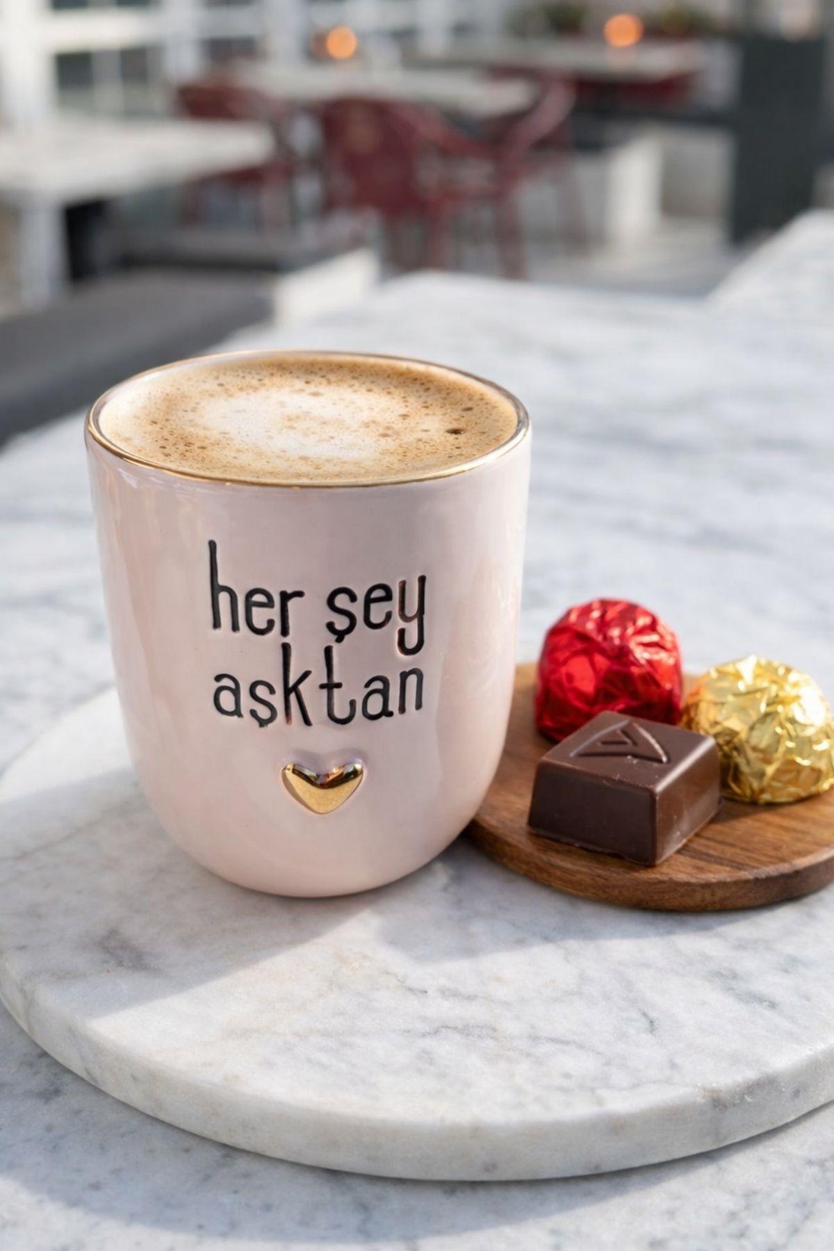 HER ŞEY AŞKTAN ESPRESSO BARDAĞI