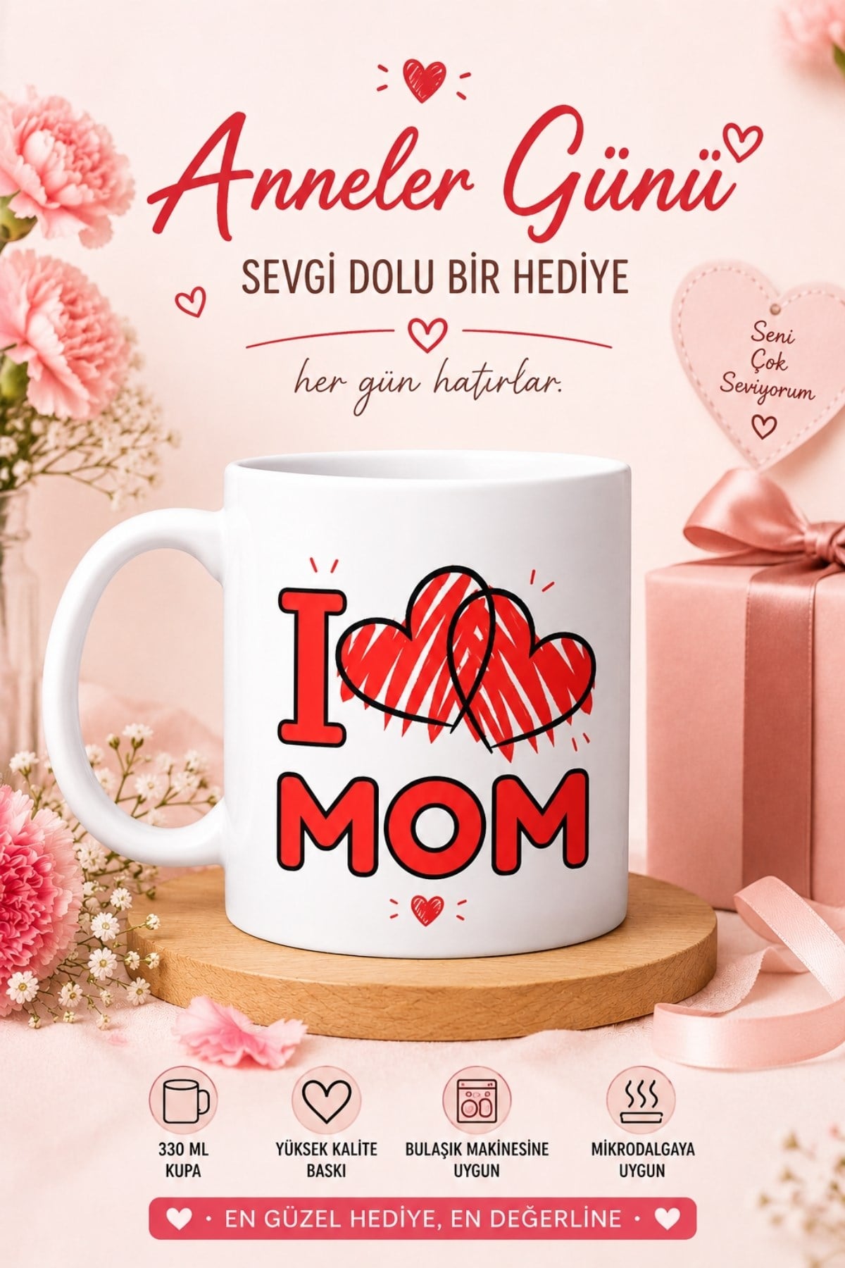 I LOVE MOM KUPA BARDAK
