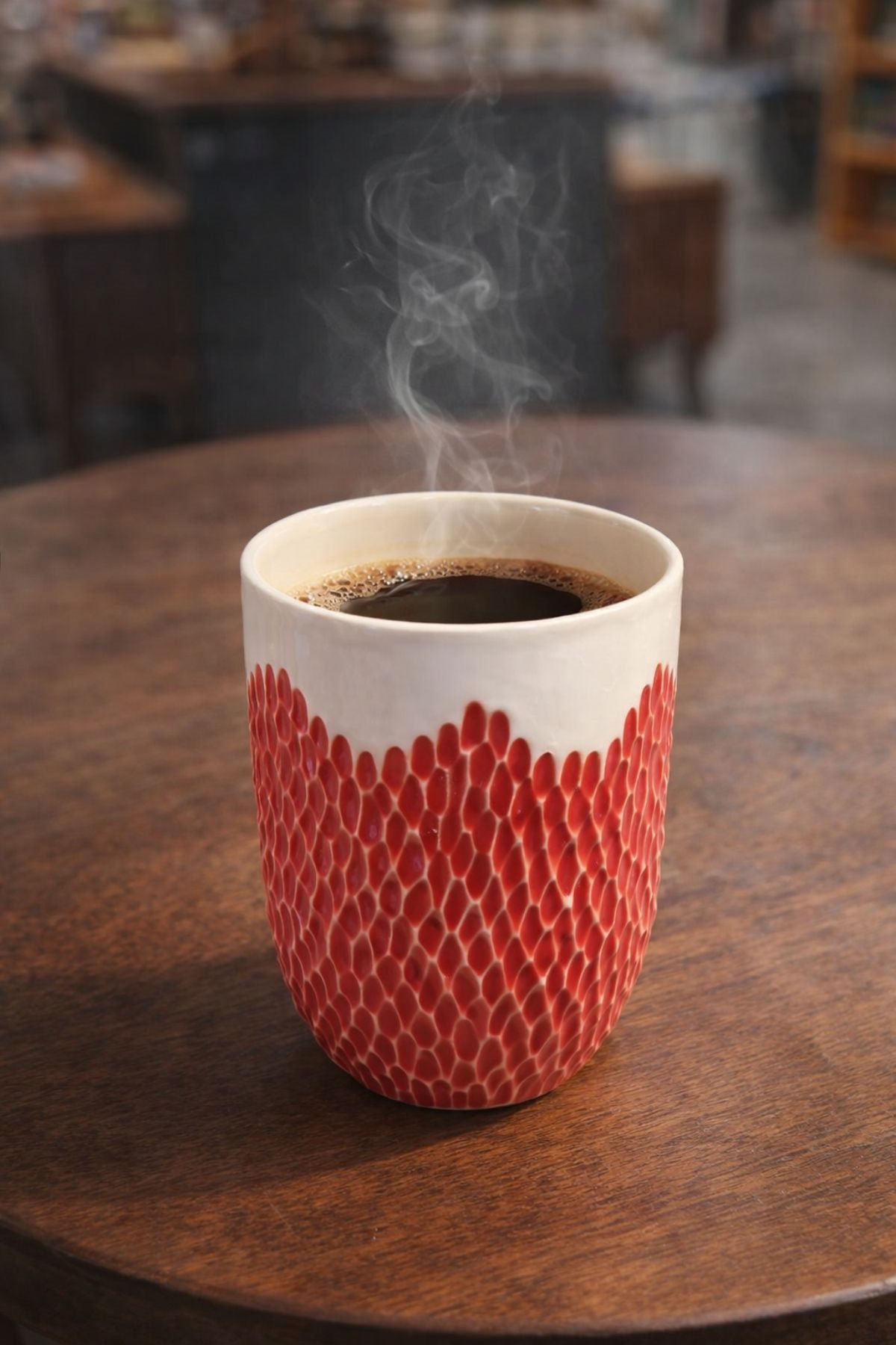 İçi Baston Şeker Kırmızı Mug Bardak