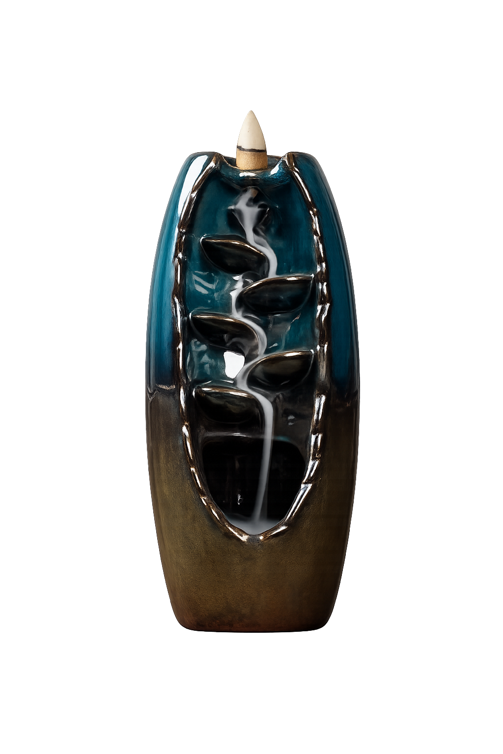 Kahve Mavi Ters Akış Şelale Tütsülük