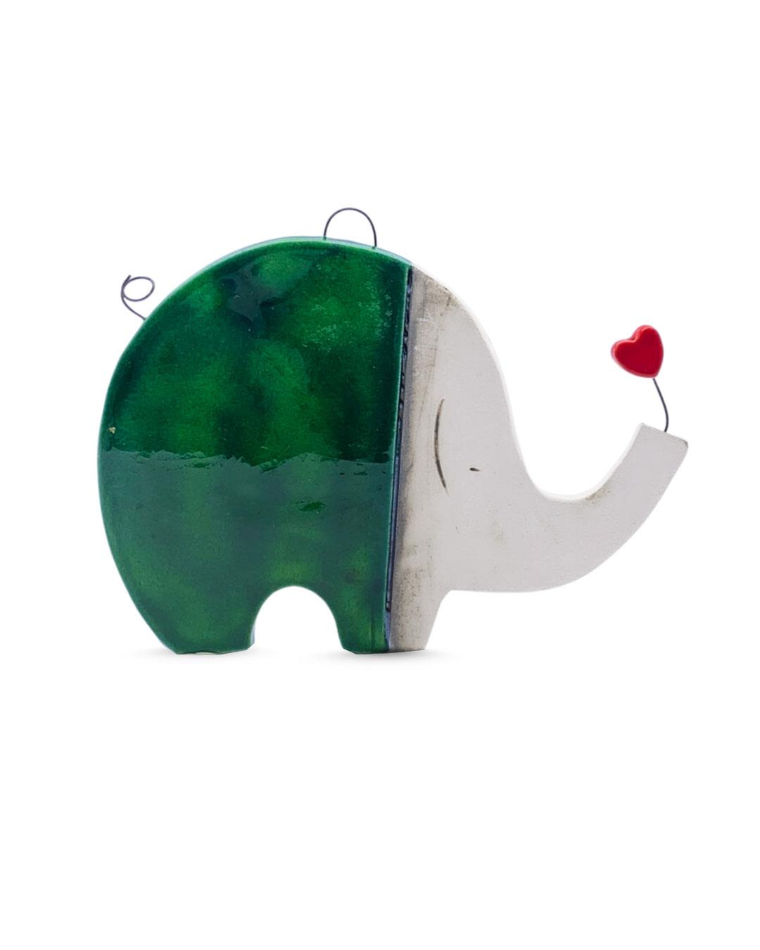 Kalpli Fil Yeşil