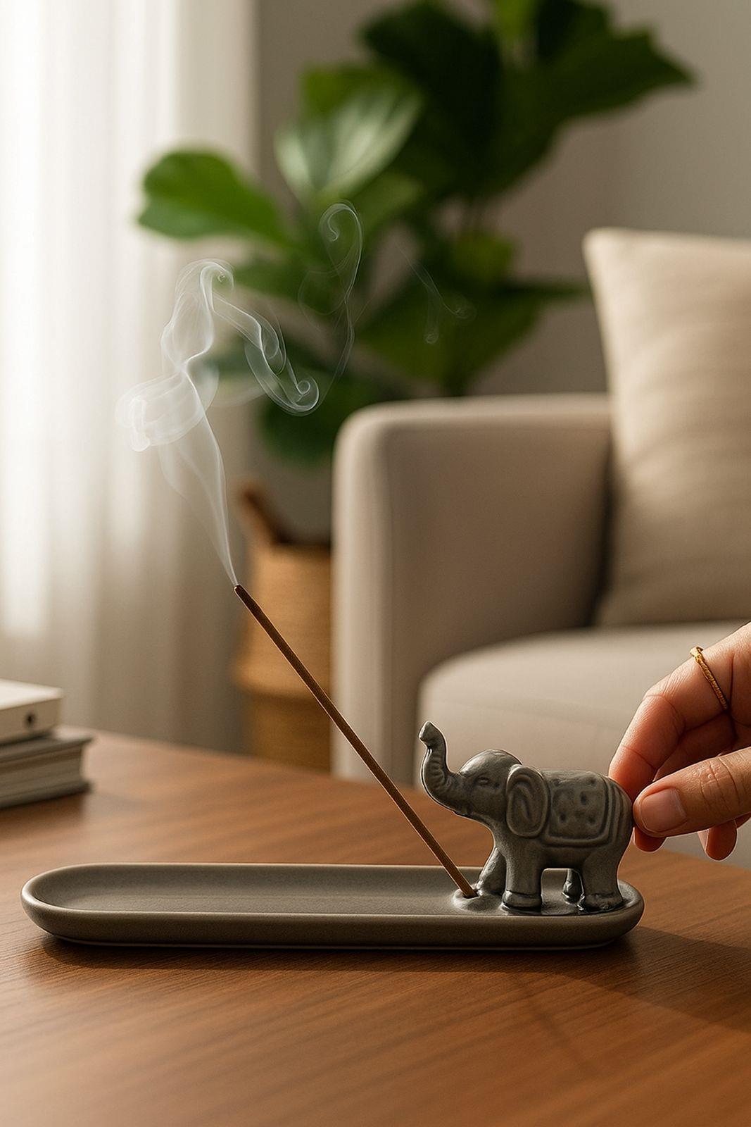 Kayık Tütsülük Fil Gri