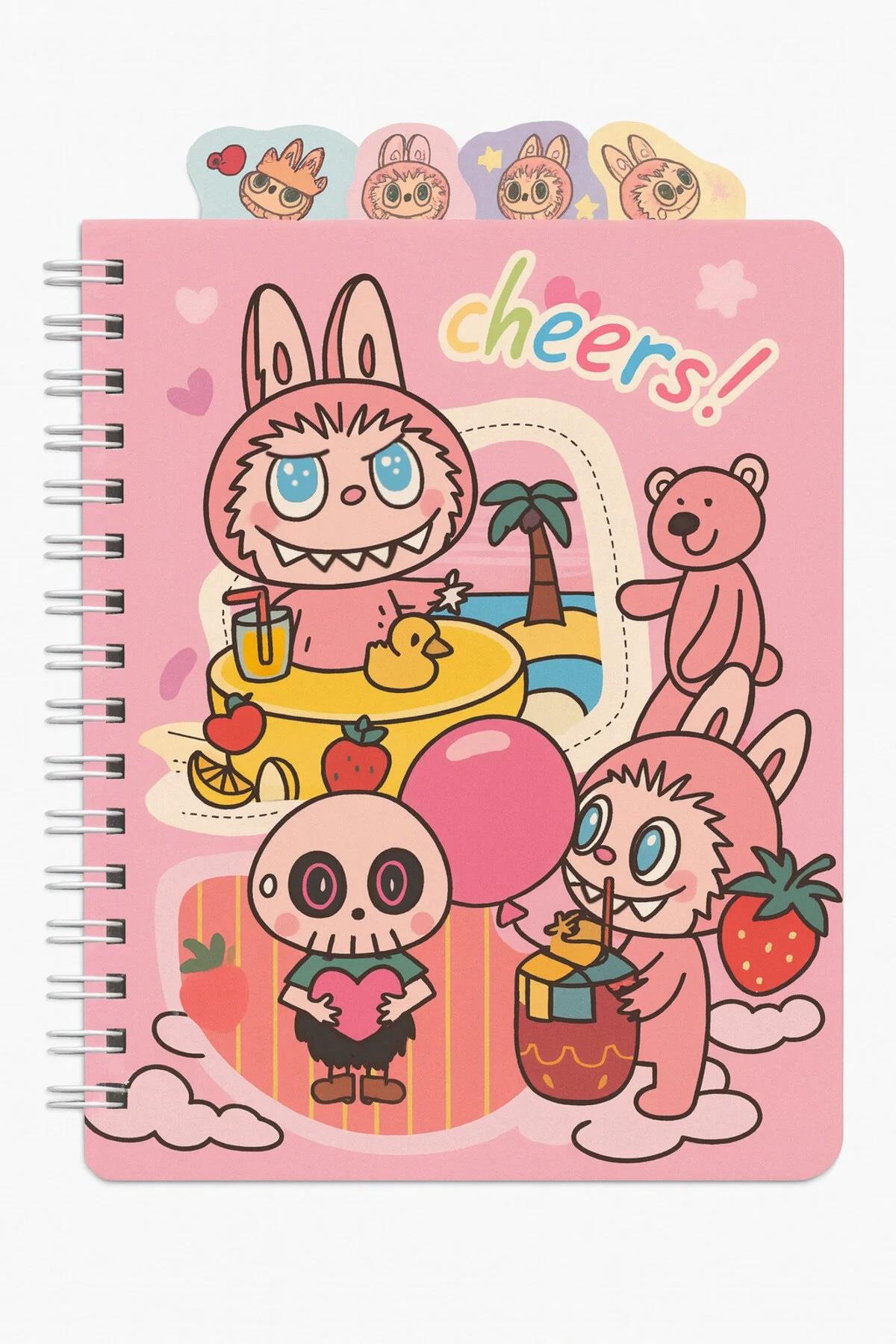 LABUBU SERT KAPAK MIKNATISLI DEFTER YAVRUAĞZI