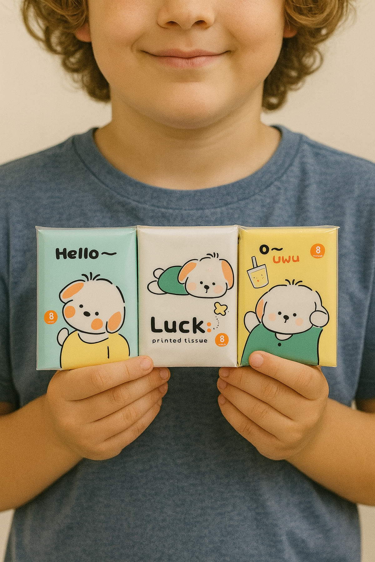 Lucky Köpek 9 lu Mendil