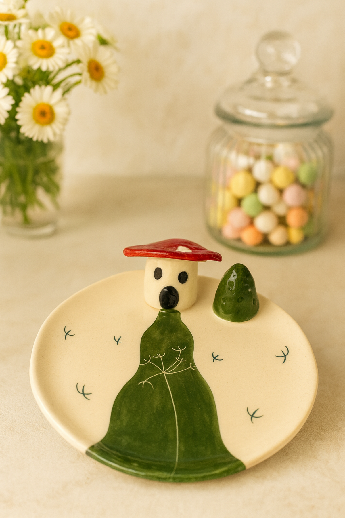 Mantar Ev Tabak (12,5 Cm)